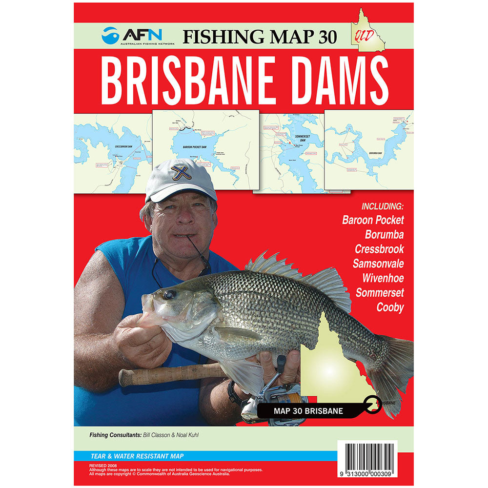 Brisbane Dams Map
