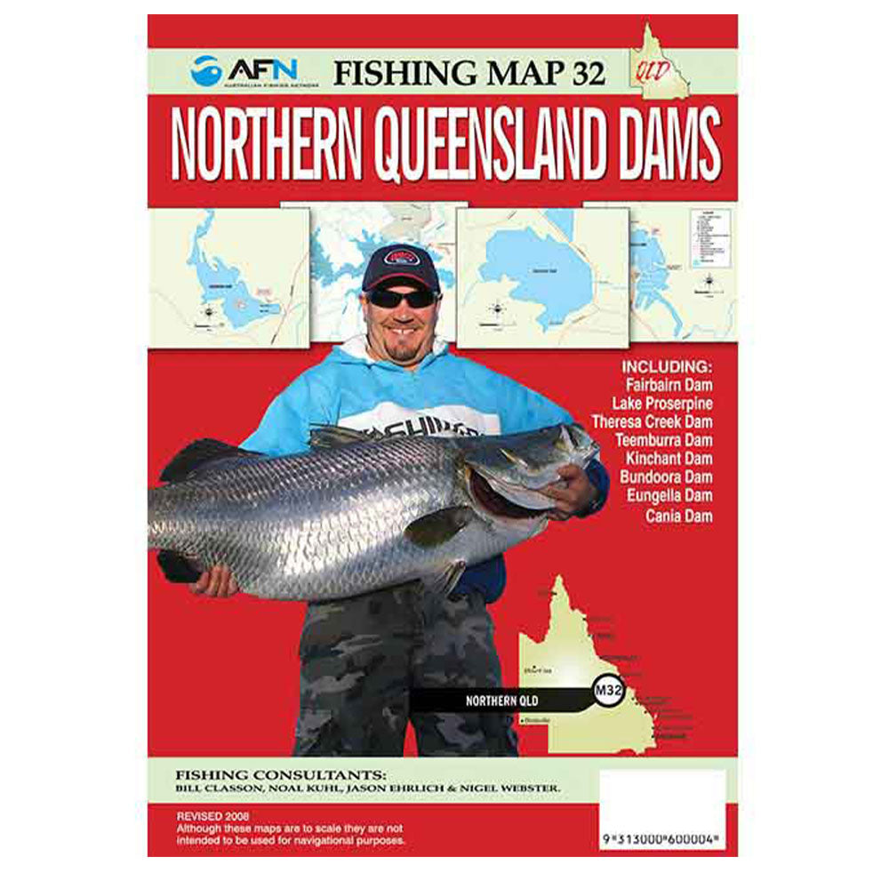 Far North QLD Dams Fishing Map