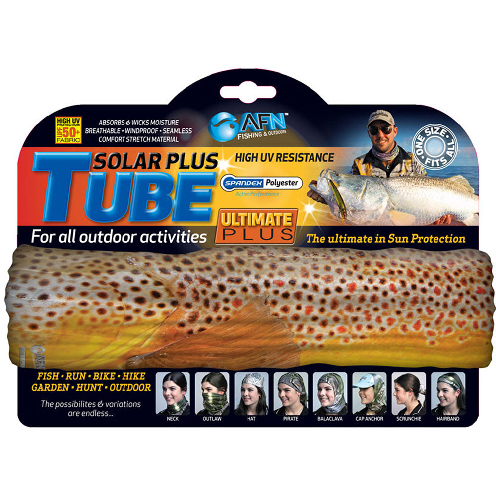 Solar Plus Tube with Trout Print