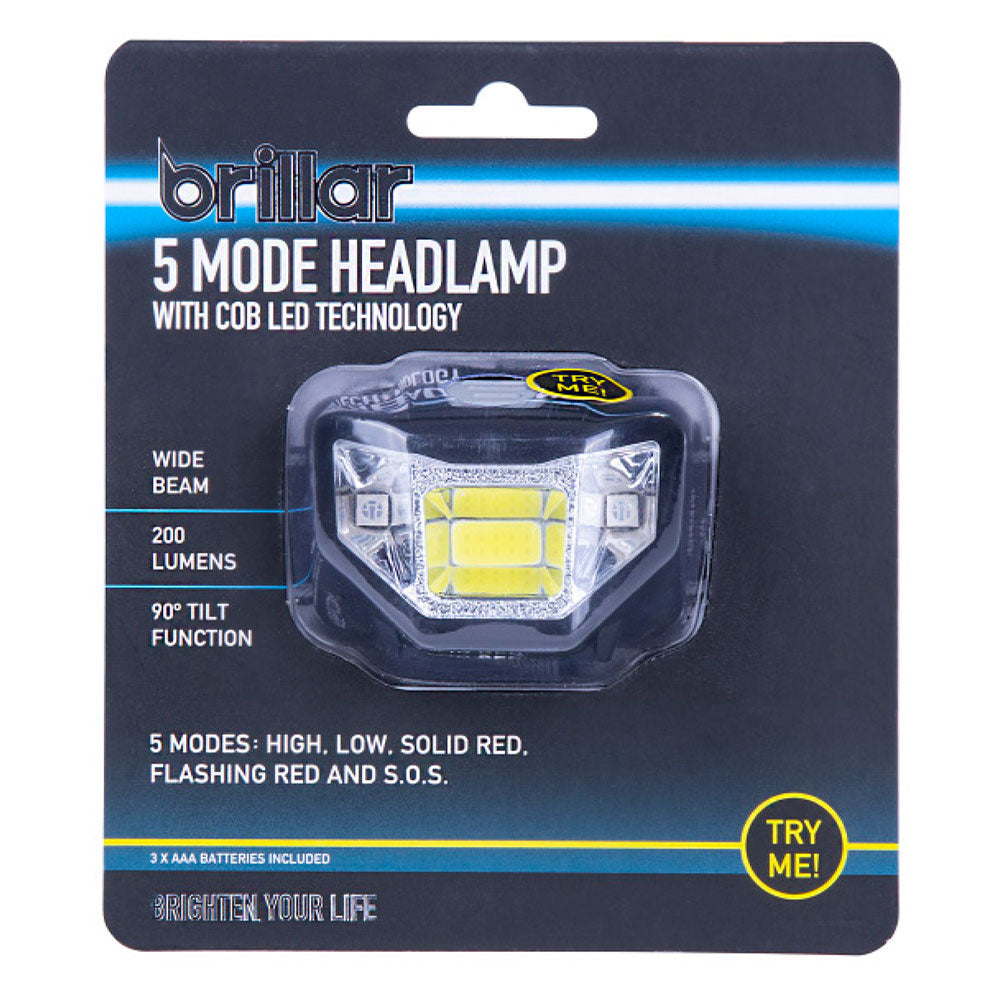Brillar Headlamp with Cob LED
