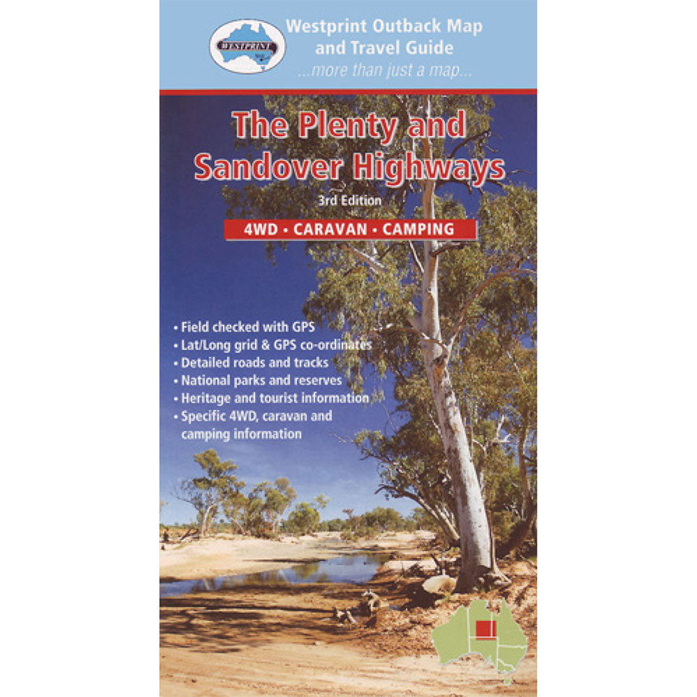 Mapa de carreteras de Plenty & Sandover (4.a edición)