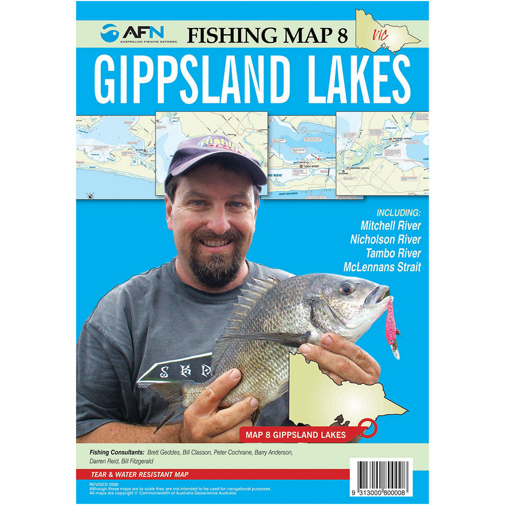 Gippsland Lakes Map