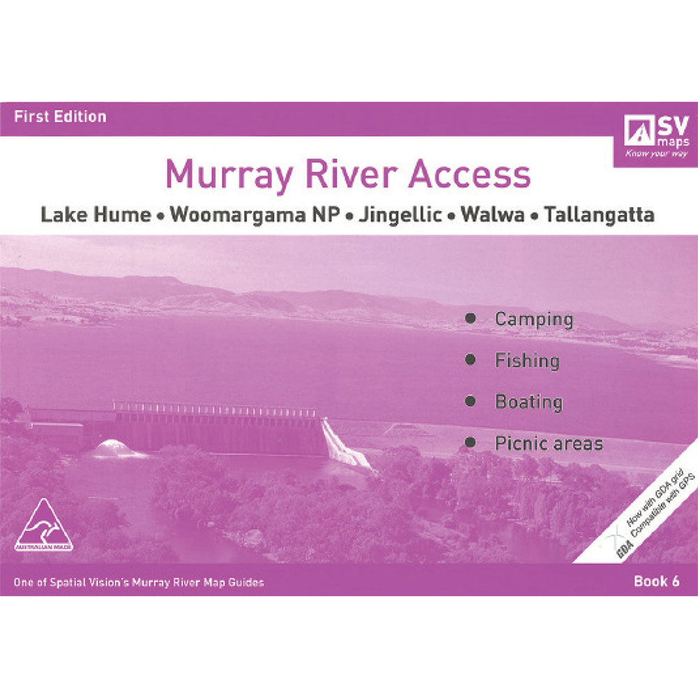 Murray River Access #6 Lake Hume to Tallangatta Map
