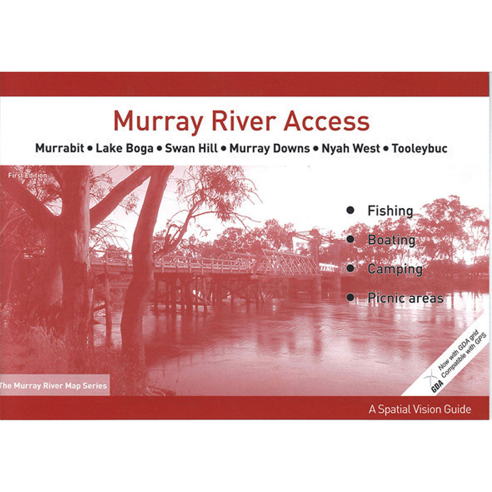 マレー川アクセス #5 ムラビット-トゥーリーバック チャート マップ
