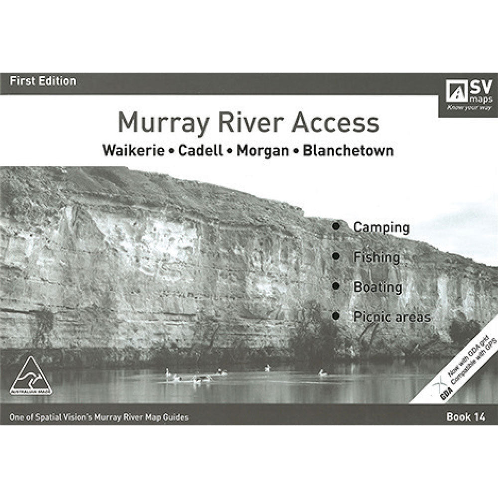 Murray River Access #14 Waikerie to Blanchtown Map