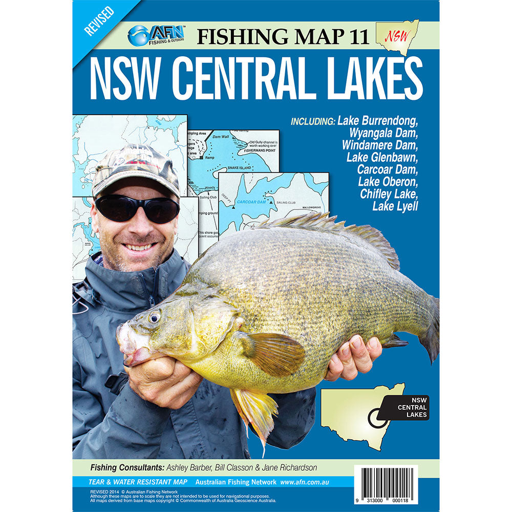 NSW Central Lakes Map