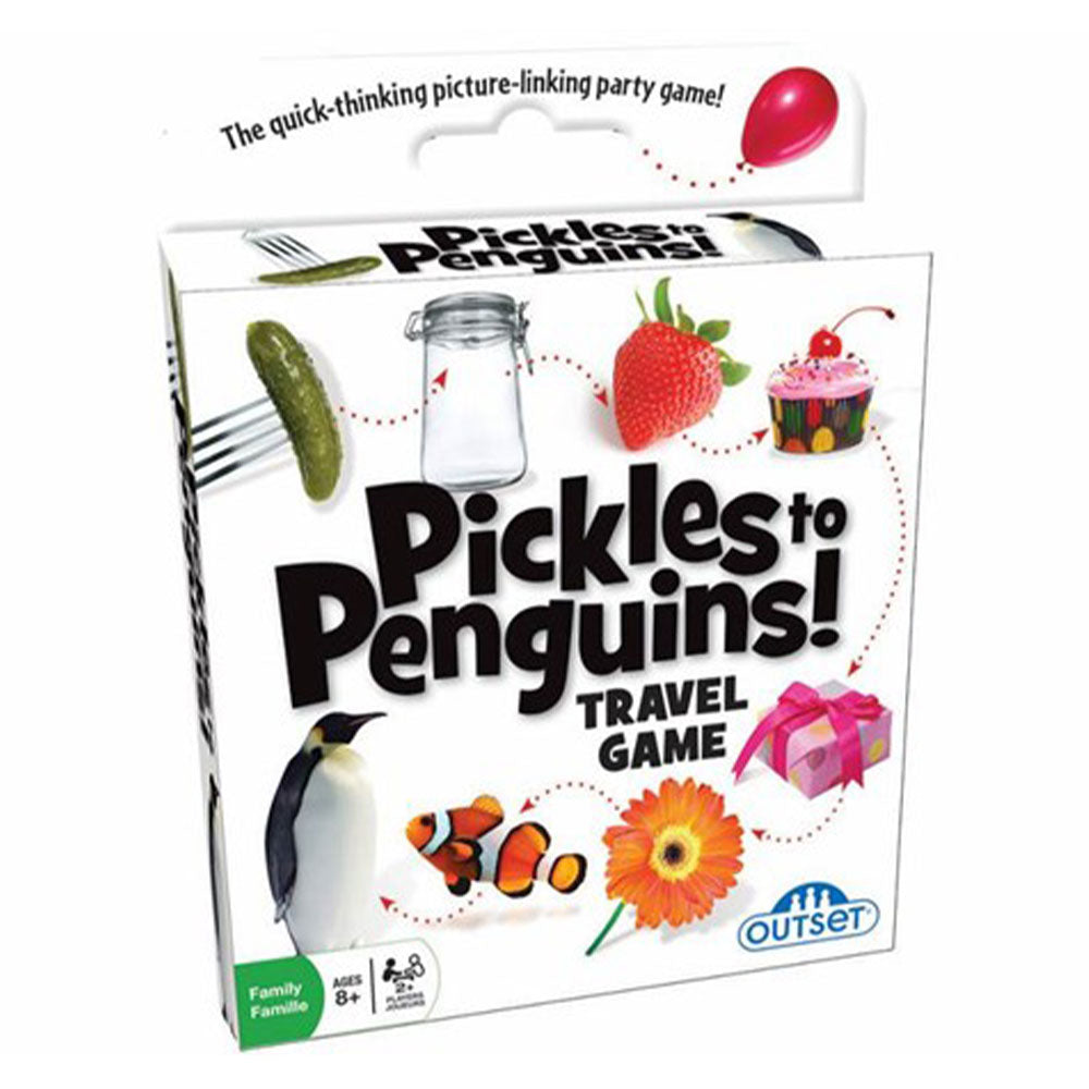  Kartenspiel „Pickles to Penguins“.