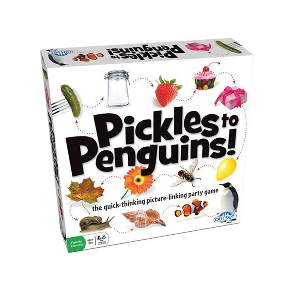  Kartenspiel „Pickles to Penguins“.