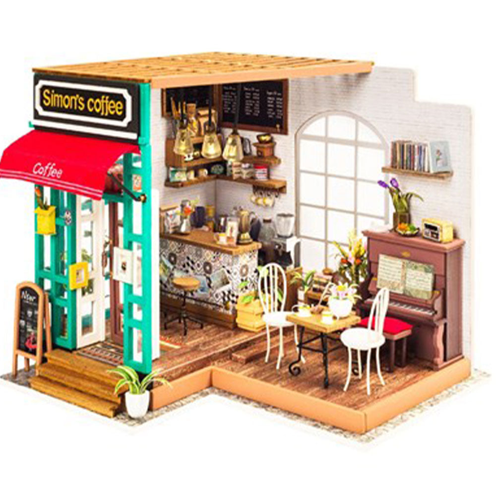  Robotime DIY Miniatur-Shop-Modellbausatz