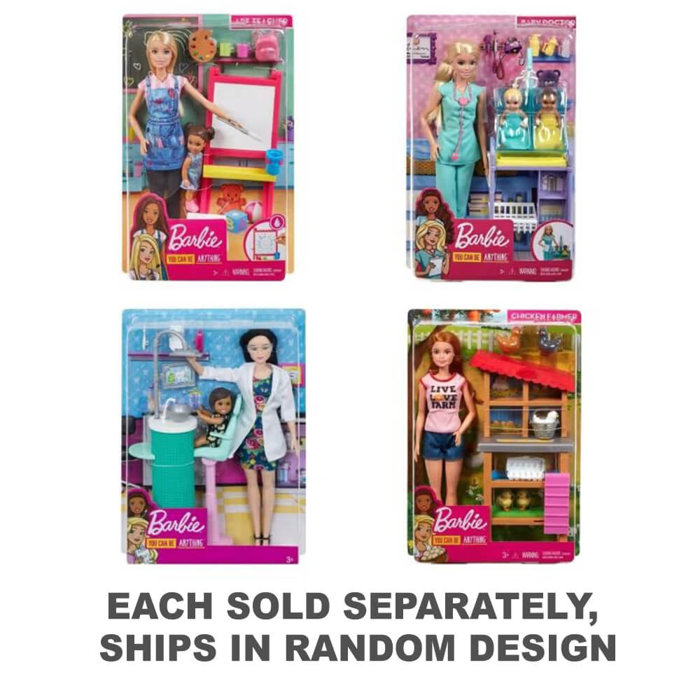 Barbie You Can Be Anything Career Playset (1pc Random)