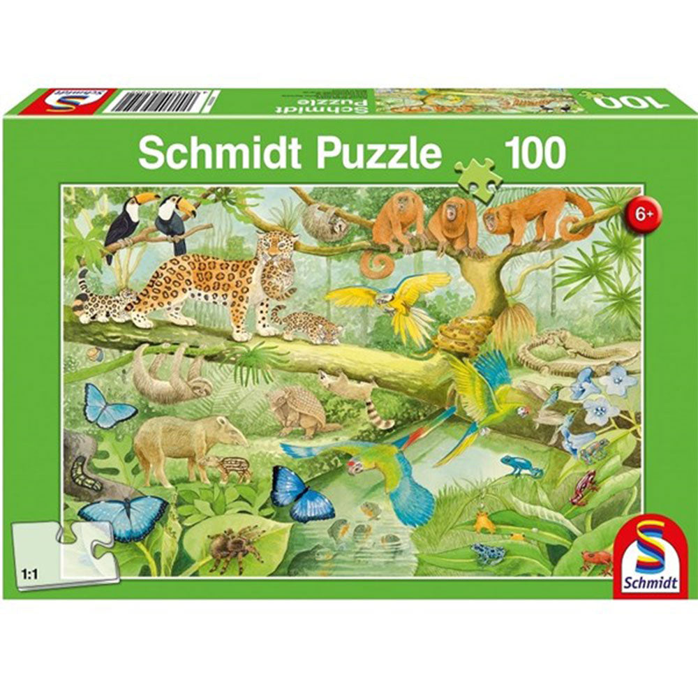 Schmidt Dieren in de Jungle puzzel 100st