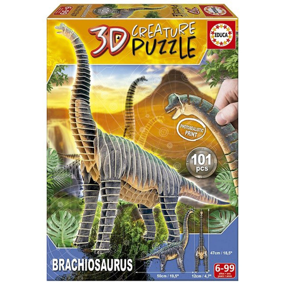  Educa 3D-Kreatur-Dinosaurier-Puzzle