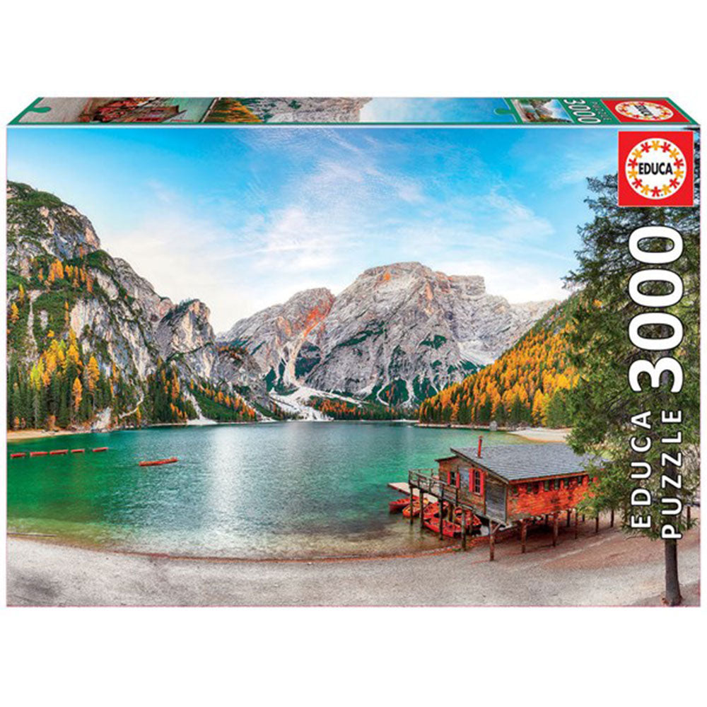 Educa Braies Lake At Autumn Jigsaw Puzzle 3000pcs