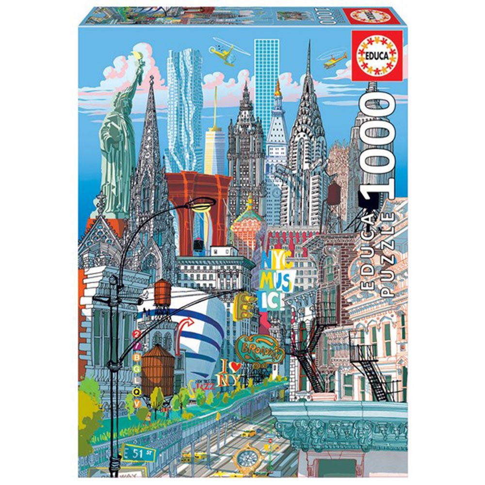 Educa New York, Carlo Stanga Jigsaw Puzzle 1000pcs