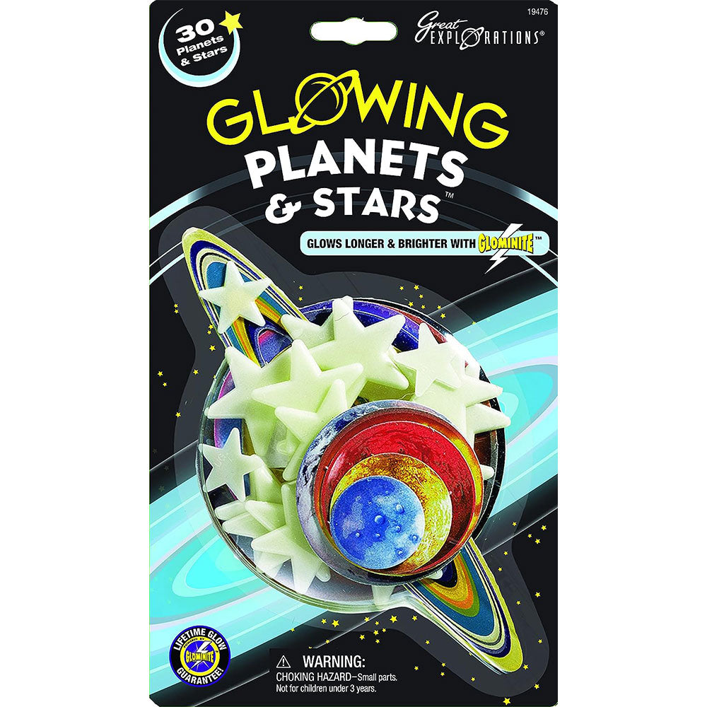 Great Explorations Glowing Planets & Stars 30pcs