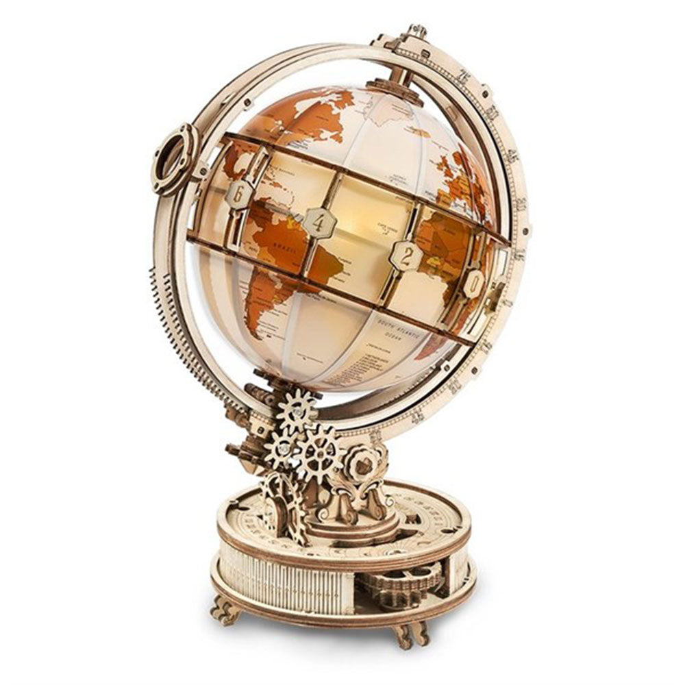 ROKR 3D Luminous Globe Wooden Puzzle