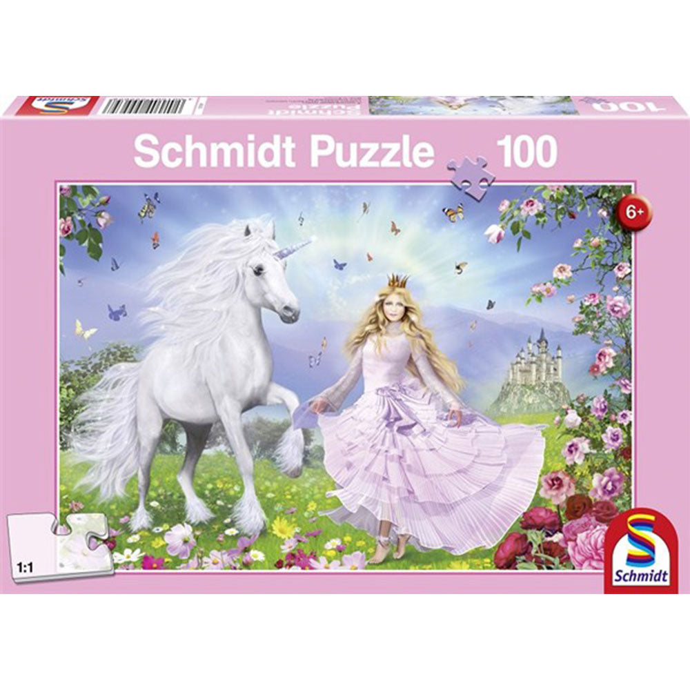 Schmidt de eenhoorn prinses puzzel 100st