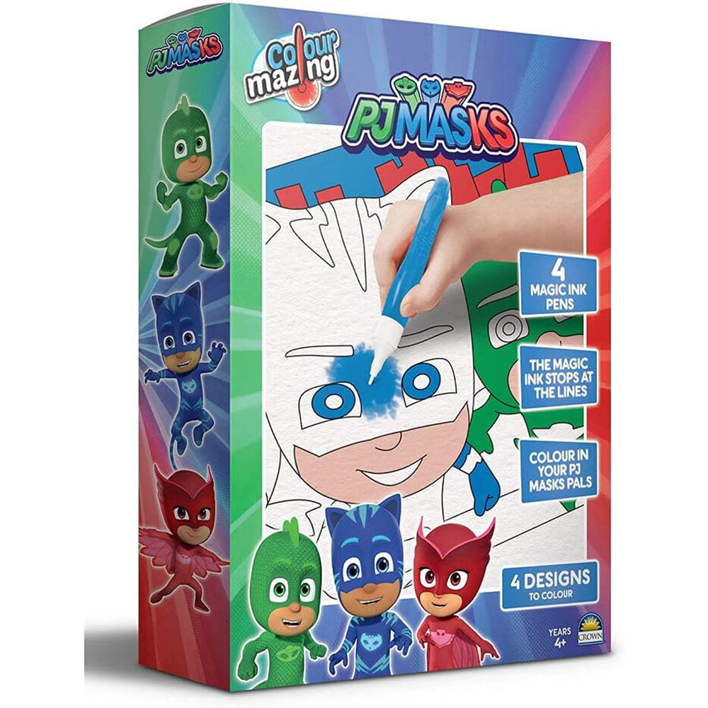 Colour Mazing PJ Masks with Magic Ink Pens
