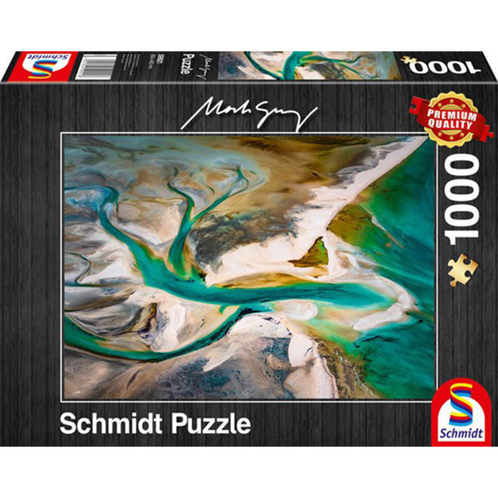 Schmidt merk grijze puzzel 1000st