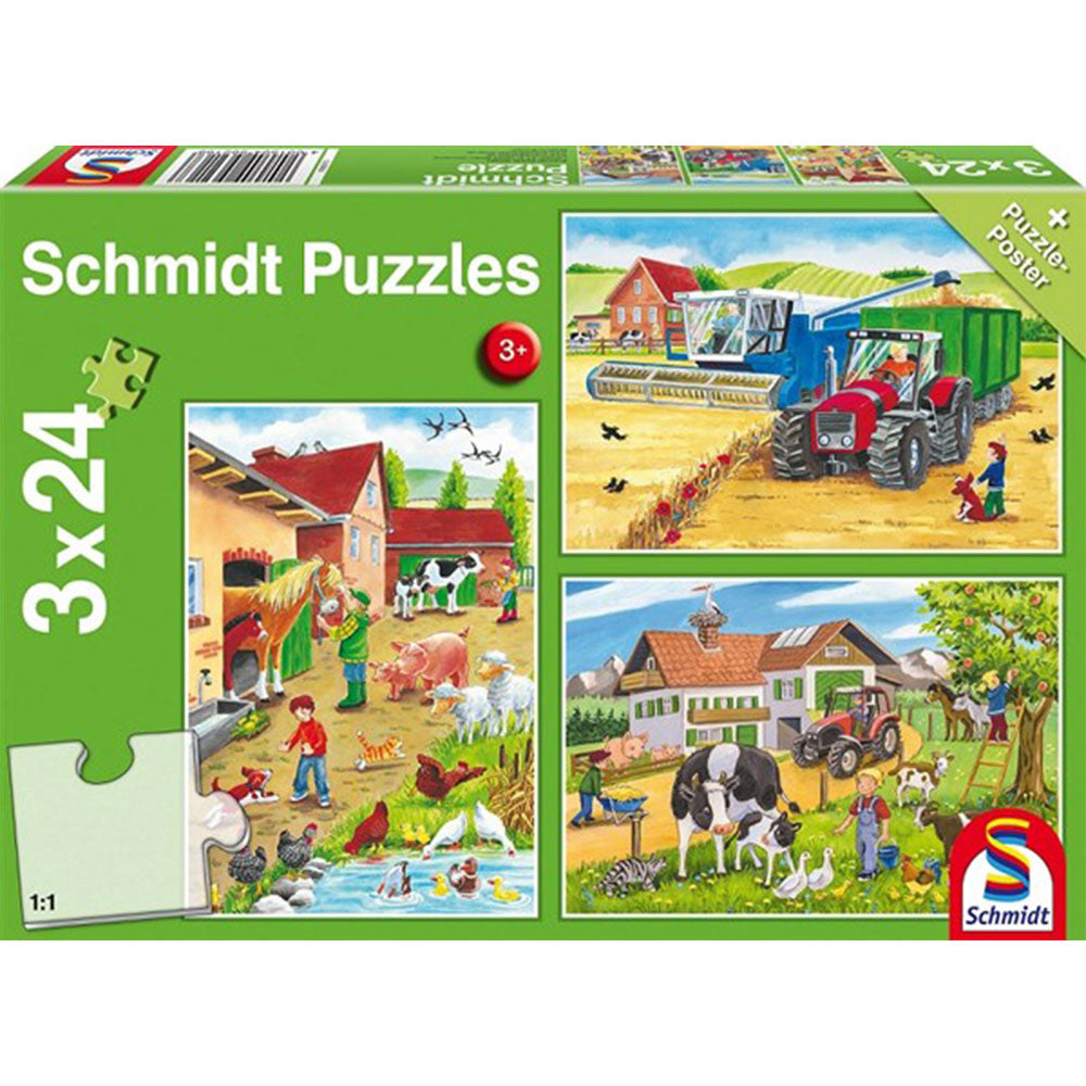 Schmidt puzzelposter 3x24st