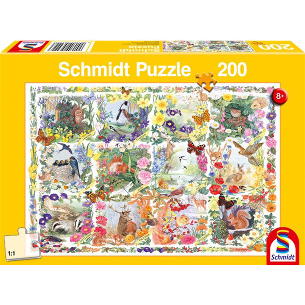 Schmidt Through the Seasons Puzzle 200pcs