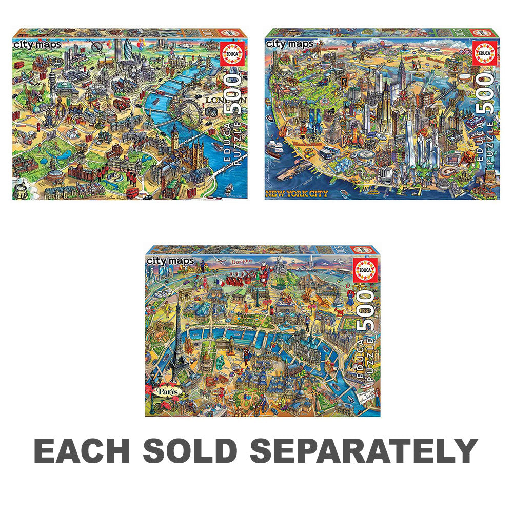 Educa Map Jigsaw Puzzle 500pcs