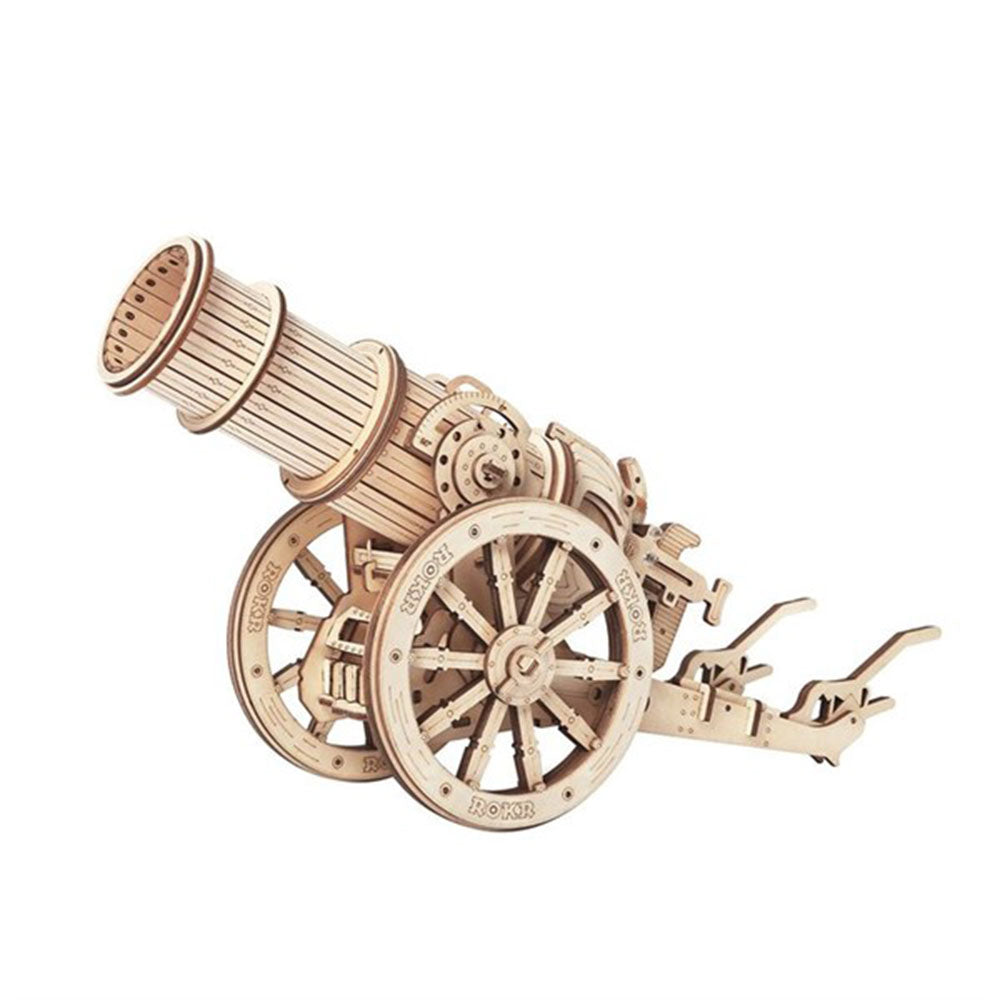 ROKR 3D Wooden Medieval Cannon Puzzle Kit