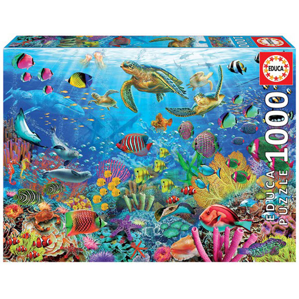 Educa Tropical Fantasy Turtles Jigsaw Puzzle 1000pcs