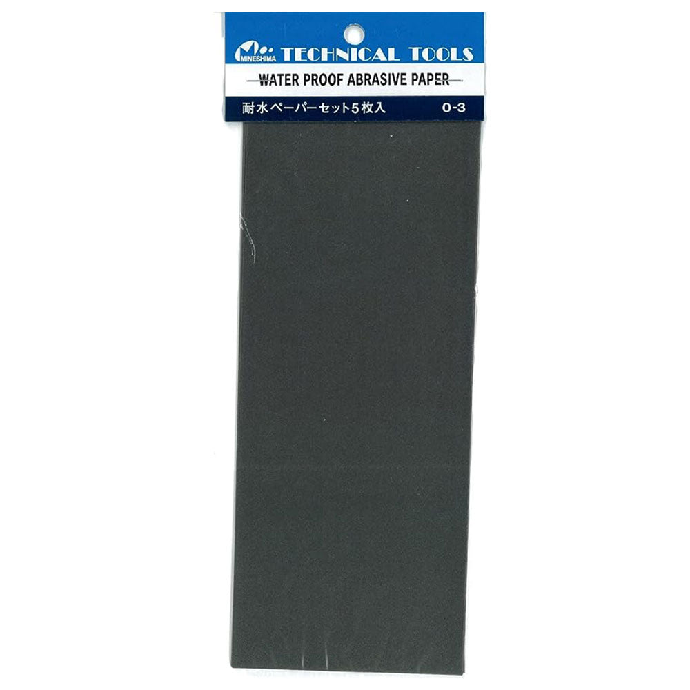 Mineshima Waterproof Abrassive Paper Set