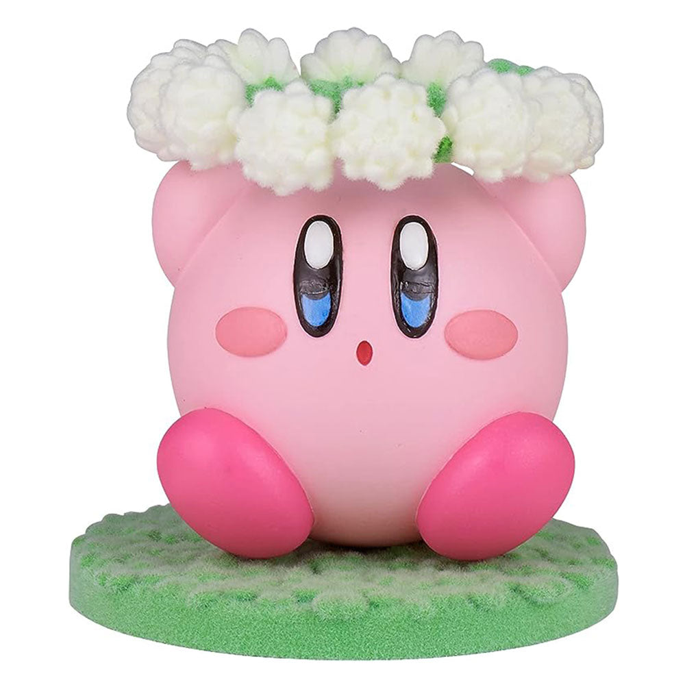 Kirby Fluffy Puffy Mine Play in the Flower Figure