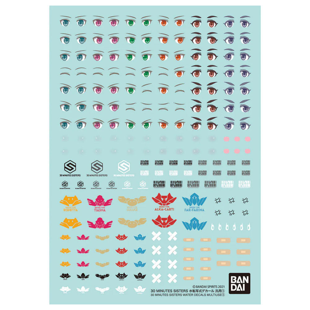 Bandai 30MS Water Multiuse Decals 2