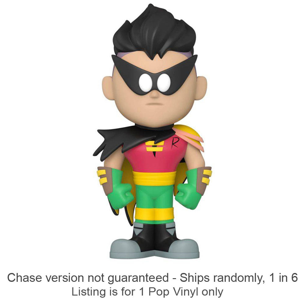 Teen Titans Go! Robin Vinyl Soda Chase Ships 1 in 6
