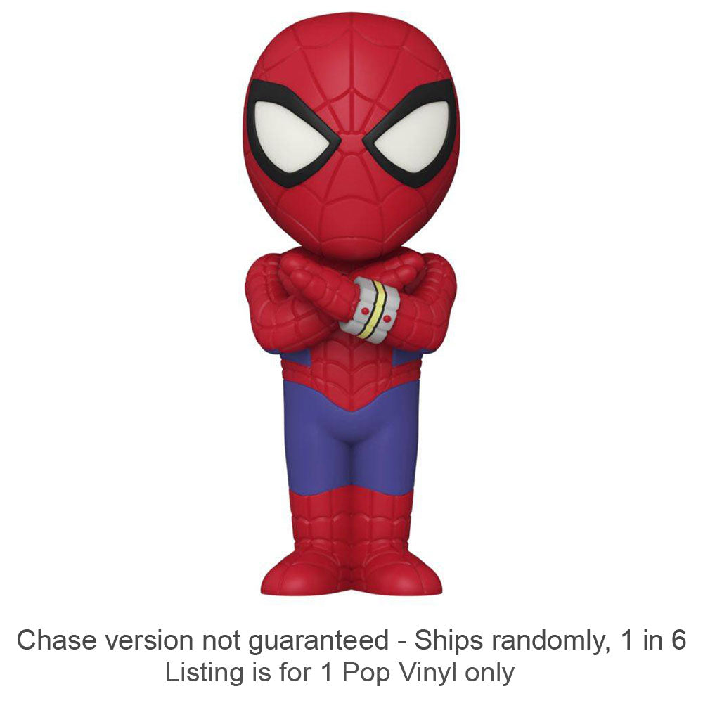 SpiderMan Japanese TV Series Vinyl Soda Chase Ships 1 in 6
