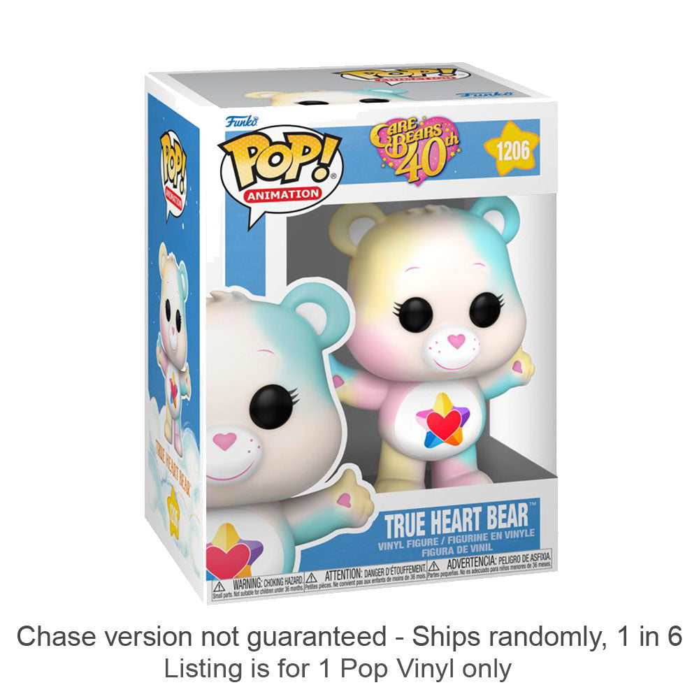 Care Bear 40th Anniv True Heart Bear Pop! Chase Ships 1 in 6