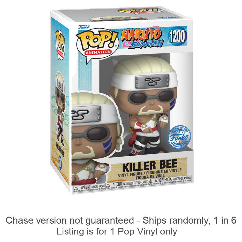 Naruto Killer Bee US Exclusive Pop! Vinyl Chase Ships 1 in 6