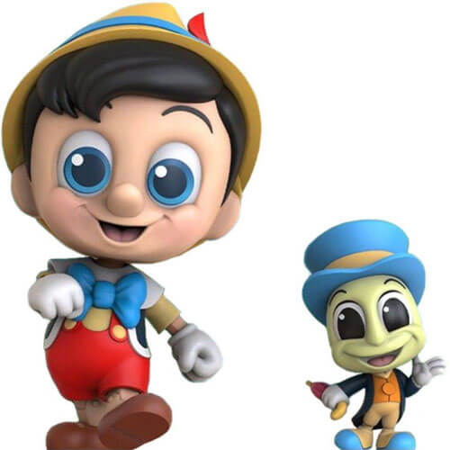 Pinocchio & Jiminy Cricket Cosbaby