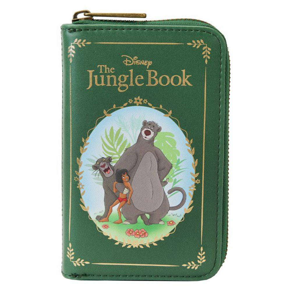 Jungle Book Book Cover Zip Around Wallet