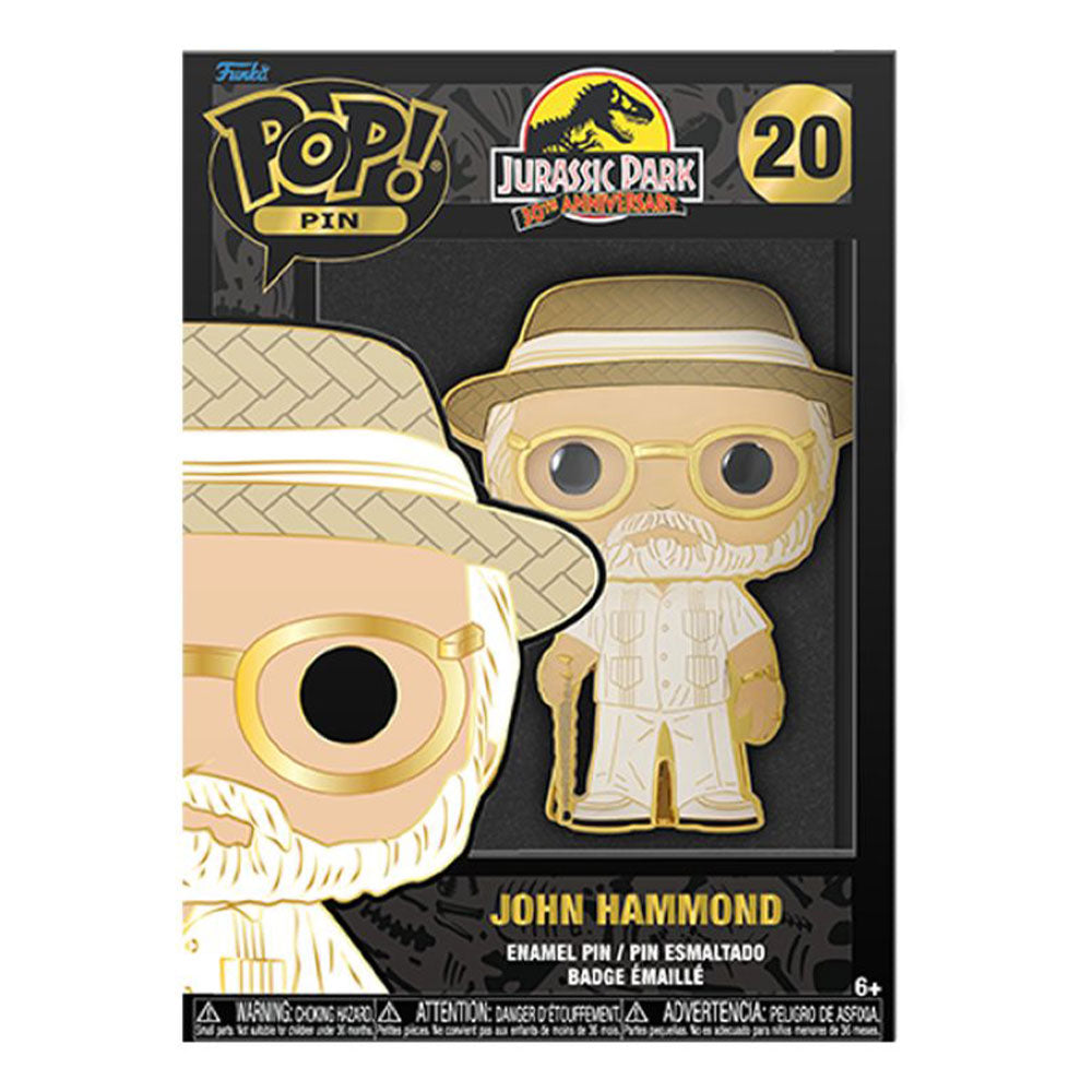Jurassic Park John Hammond 4" Enamel Pop! Pin