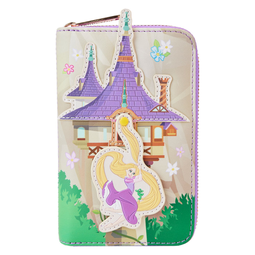 Tangled Rapunzel Swinging Zip Around Wallet