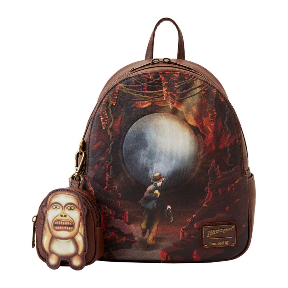 Indiana Jones Boulder Scene Mini Backpack with Coin Purse