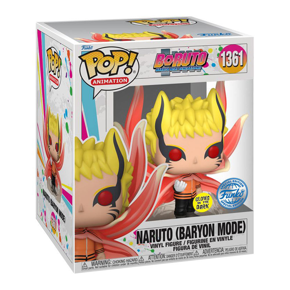 Boruto Naruto Baryon Mode Glow 6" US Exclusive Pop! Vinyl