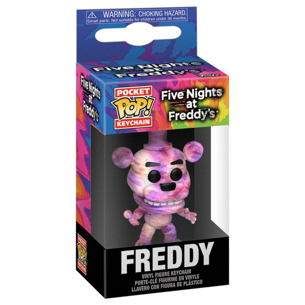 Five Nights at Freddy's Freddy Tie Dye Pocket Pop! Keychain