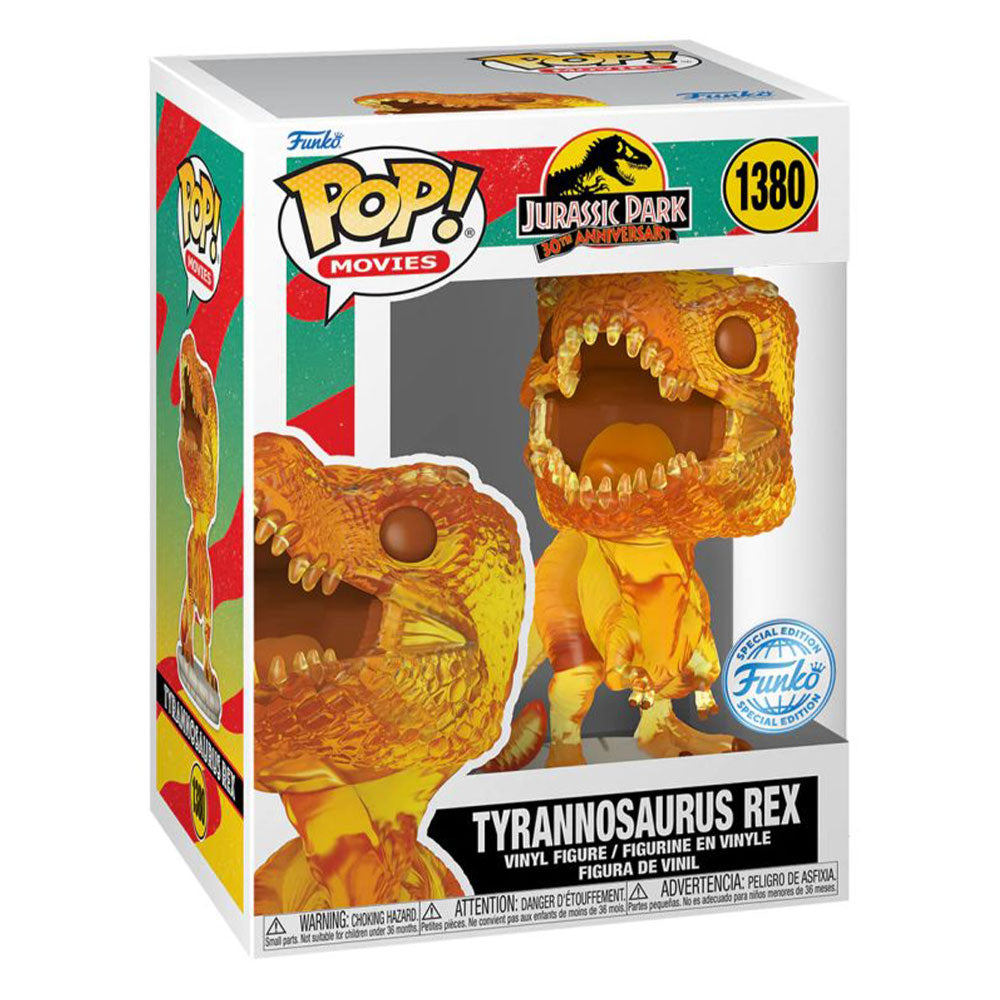 Jurassic Park Tyrannosaurus Rex Amber US Ex Translucent Pop!