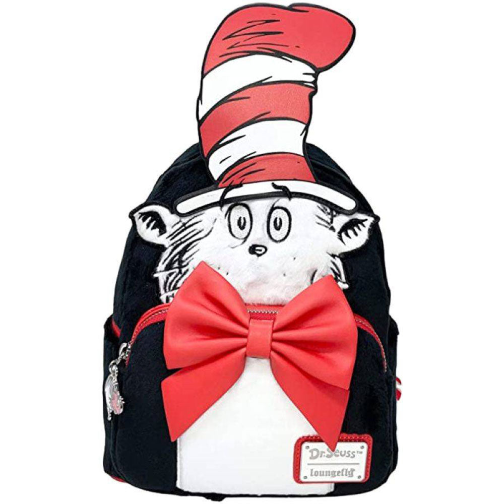 Dr Seuss Cat in the Hat Faux Fur Cosplay Backpack