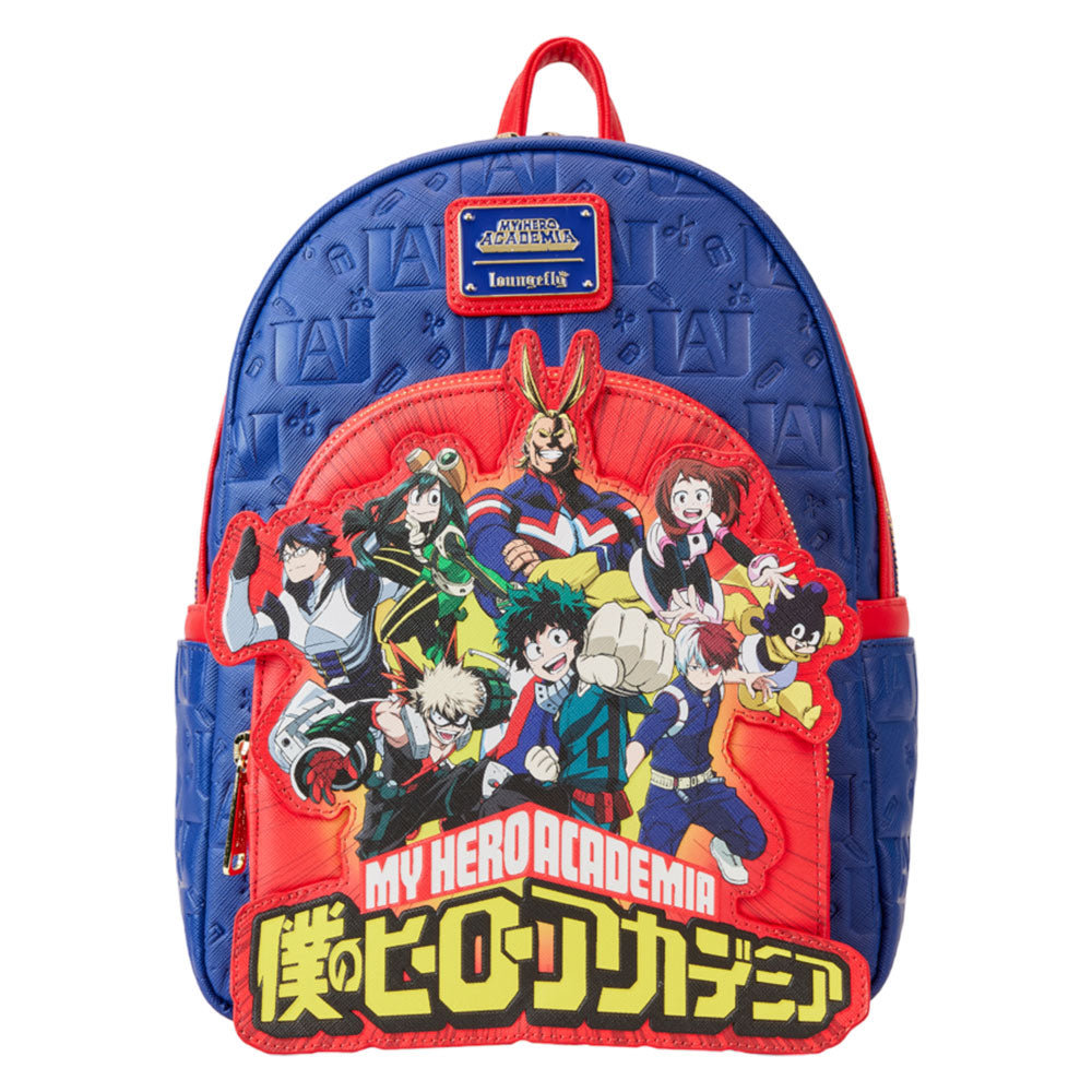 My Hero Academia Group Debossed Logo Mini Backpack