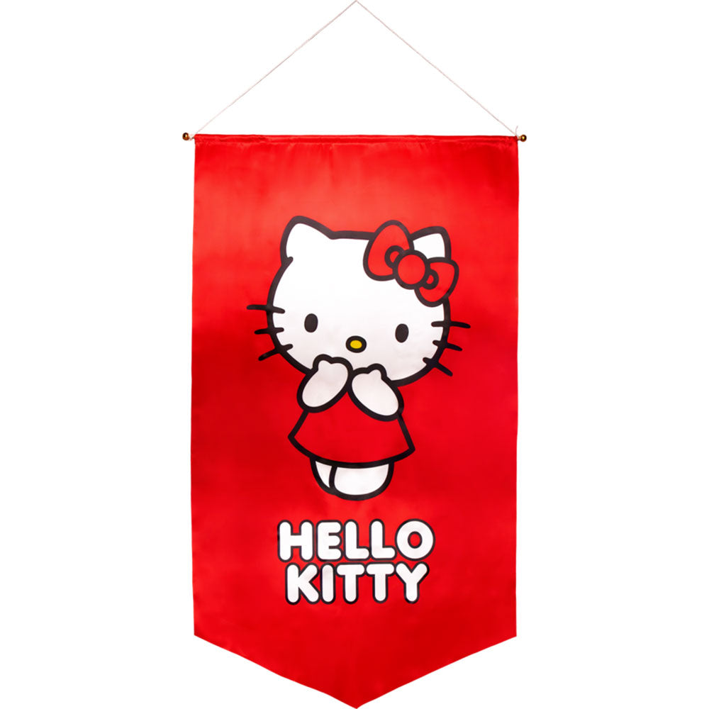 Hello Kitty Red Banner