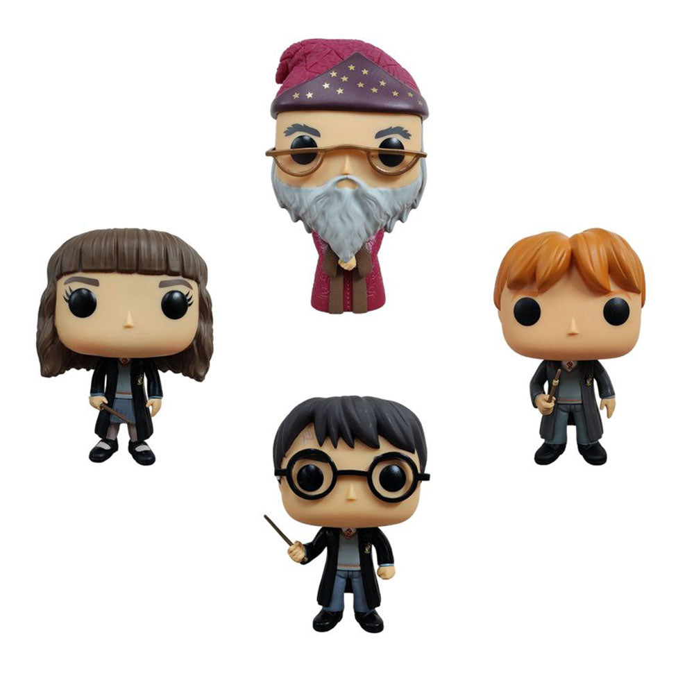 Harry, Hermione, Ron & Dumbledore US Pop! Vinyl 4-Pack