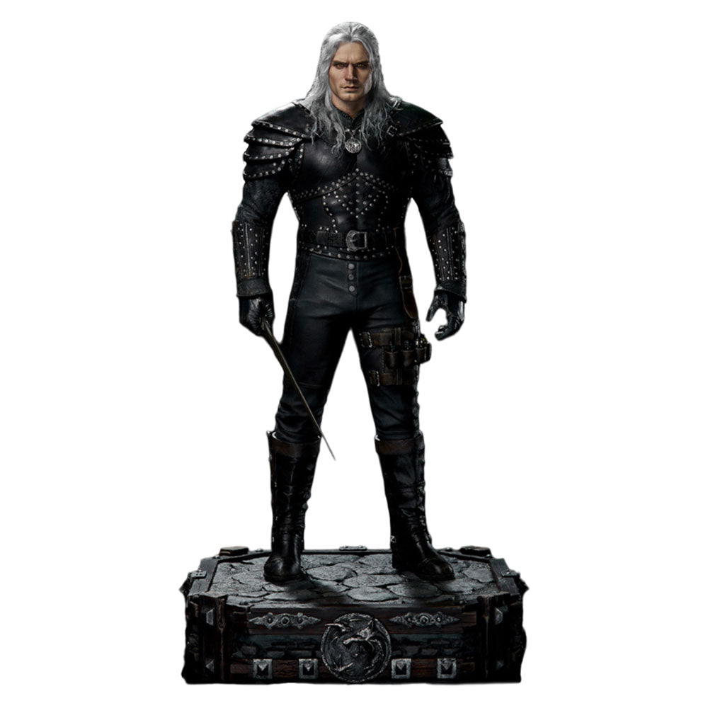 Estatua de Geralt de Rivia de The Witcher TV escala 1:4
