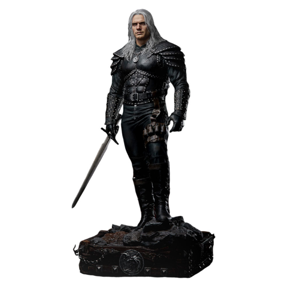 The Witcher TV Geralt of Rivia staty i skala 1:3