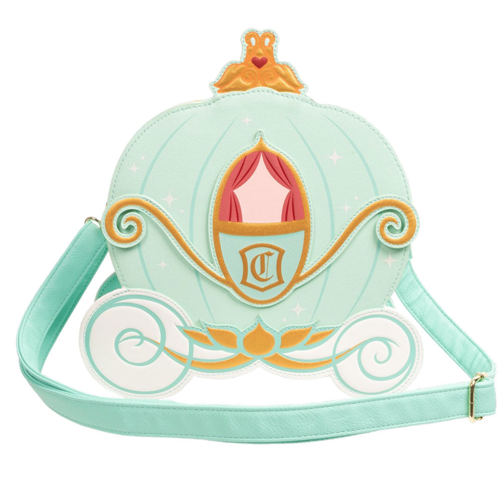 Disney Cinderella Pumpkin Carriage US Reversible Crossbody